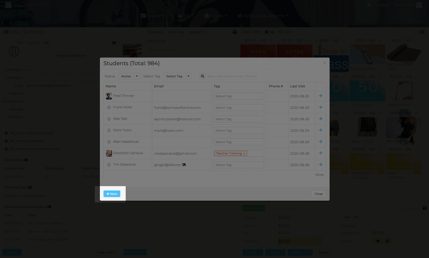 Student Listings