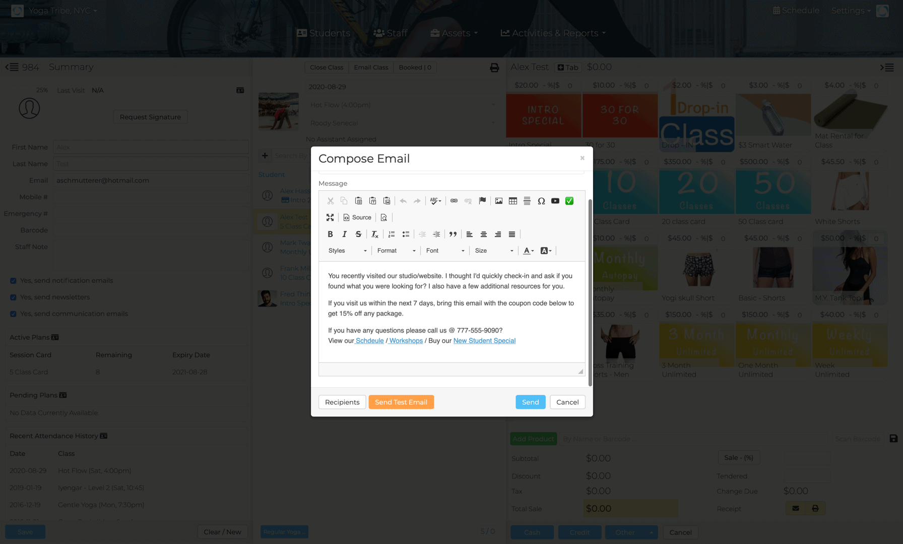 Email Leads CTA