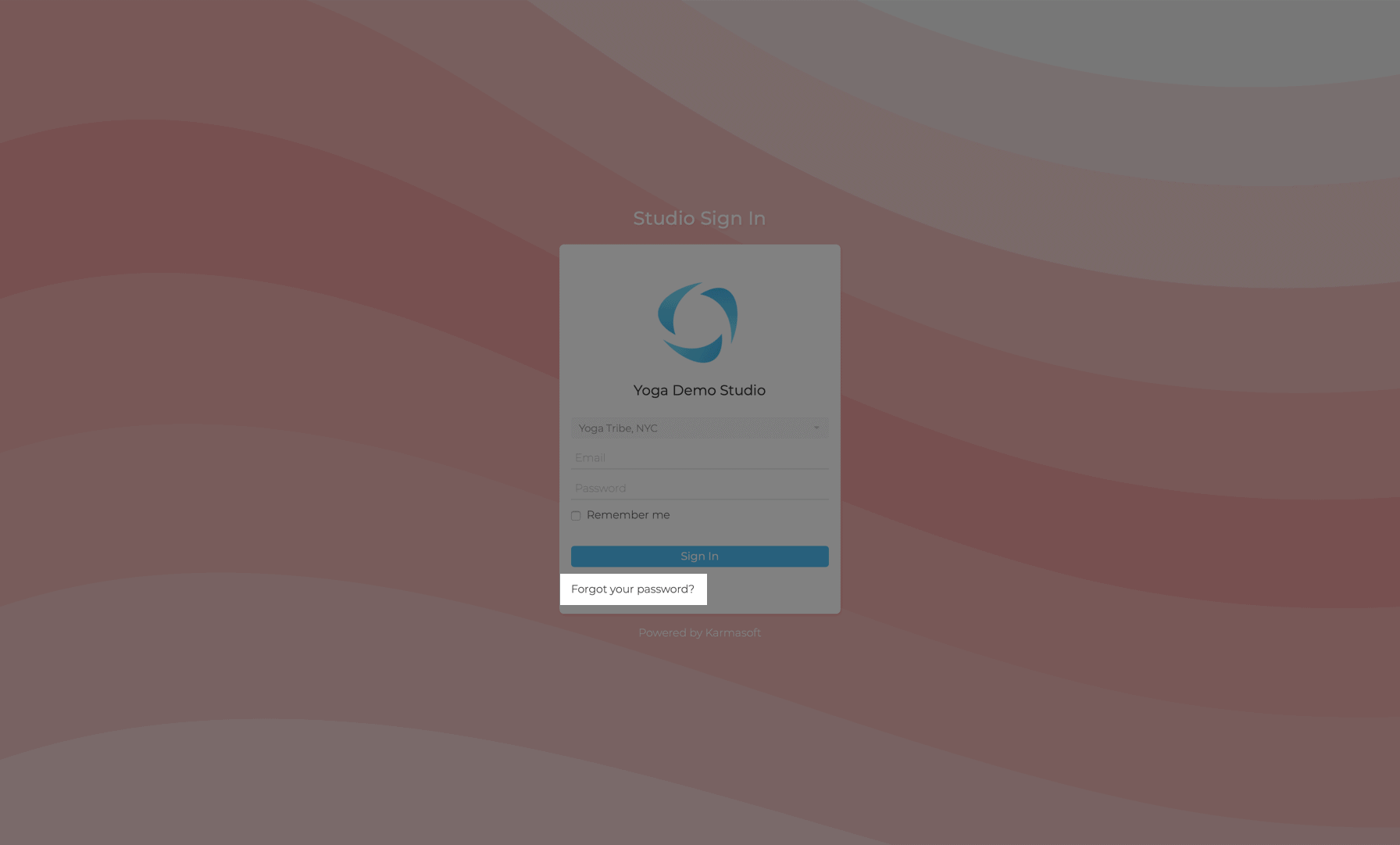 staff Password Reset