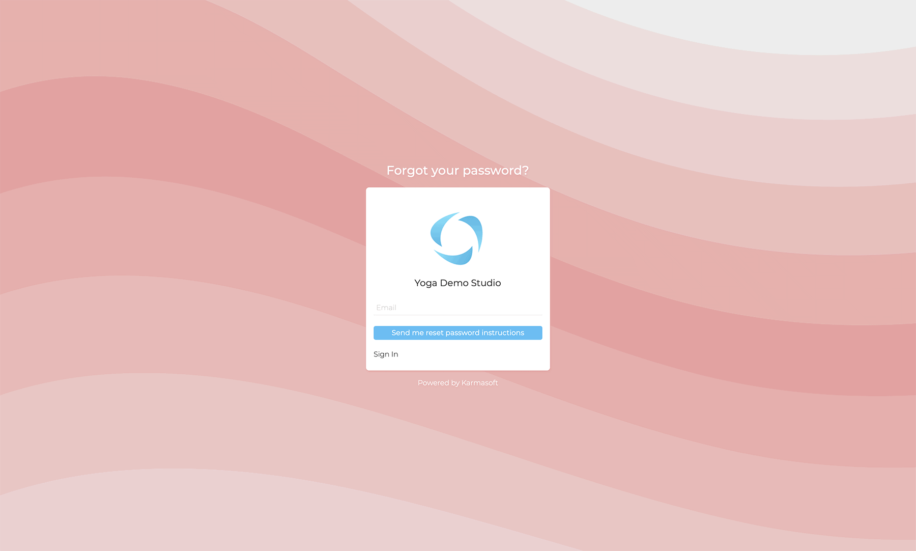 Staff Forgot Password Email