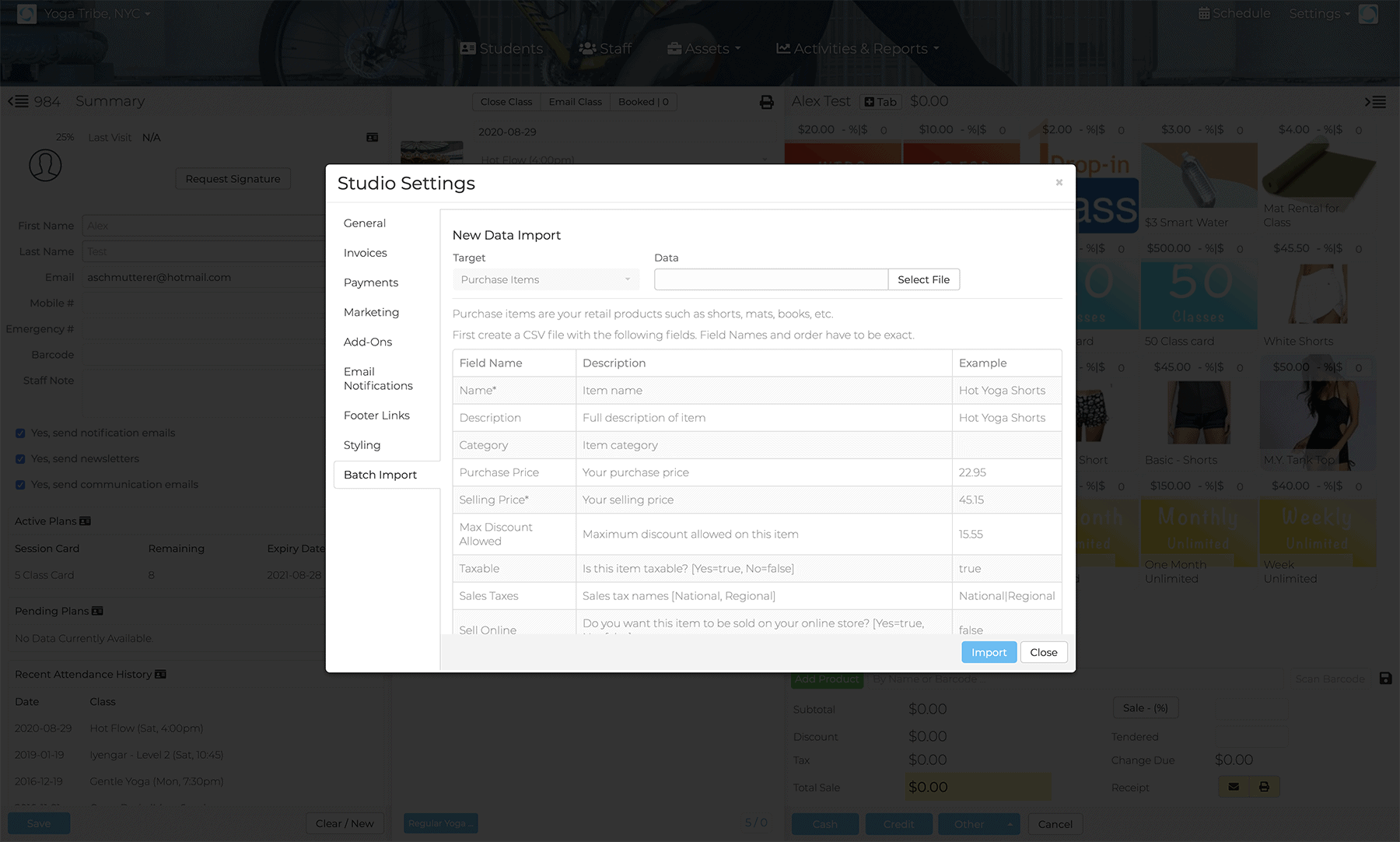 Batch Import Tools