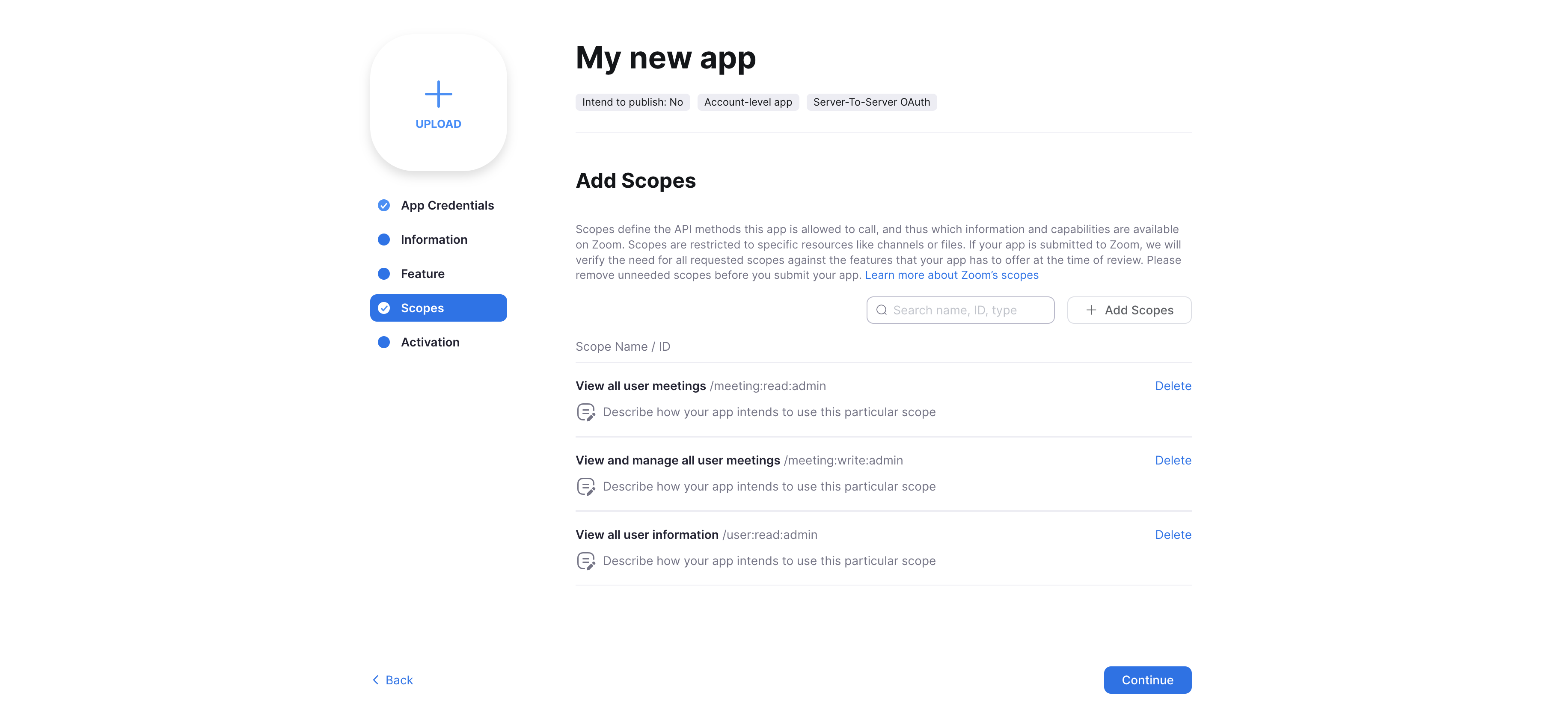 Zoom API Step 11
